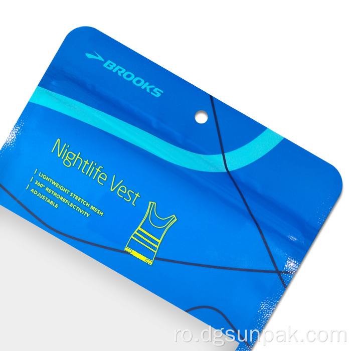 Personalizați punga de plastic imprimată pentru ambalare